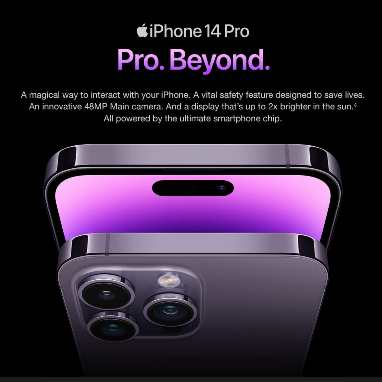 Apple iPhone 14 Pro referbished (Space Black, 512 GB)